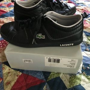 Black Lacoste shoes